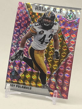 Troy Polamalu (Steelers) 2020 Mosaic Pink Camo Prizm #281