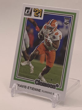 Travis Etienne (Clemson/ Jaguars) 2021 Chronicles Draft Donruss #9