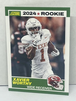 Xavier Worthy (Chiefs) 2024 Score 35th. Anniversary #1