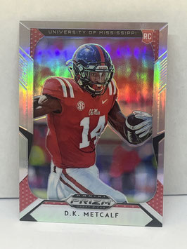 DK Metcalf (Mississippi/ Seahawks) 2019 Prizm Draft Silver Prizm #133