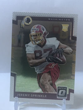 Jeremy Sprinkle (Redskins) 2016 Donruss Optic #115