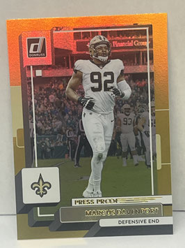 Marcus Davenport (Saints) 2022 Donruss Press Proof Premium #250