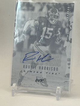 Ronnie Harrison (Alabama/ Jaguars) 2018 Luminance Rookie Ink #RI-KAP