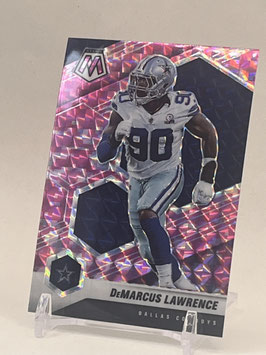 DeMarcus Lawrence (Cowboys) 2021 Mosaic Pink Camo Prizm #61