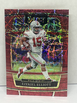 Ezekiel Elliott (Ohio State/ Cowboys) 2022 Select Draft Red Lazer Prizm #47