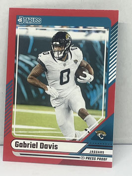 Gabriel Davis (Jaguars) 2024 Donruss Red #108