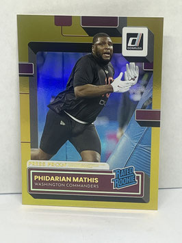 Phidarian Mathis (WFT) 2022 Panini Donruss Press Proof Premium #71