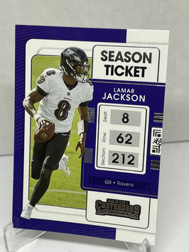 Lamar Jackson (Ravens) 2021 Contenders #7