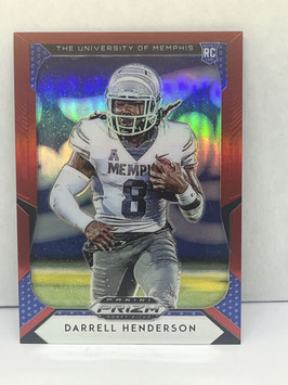 Darrell Henderson (Memphis/ Rams) 2019 Prizm Draft Red Prizm #127