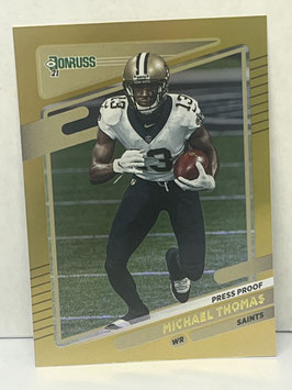 Michael Thomas (Saints) 2021 Donruss Press Proof Premium #96