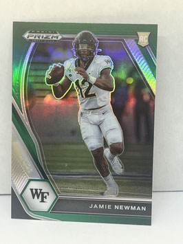 Jamie Newman (Wake Forest/ Saints) 2019 Prizm Draft Green Prizm #135