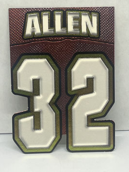 Marcus Allen (Chiefs) 1997 Pacific Big Numbers #11