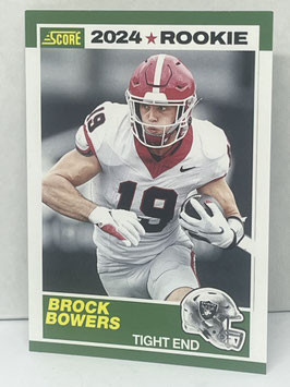 Brock Bowers (Georgia/ Raiders) 2024 Score 35th. Anniversary #10