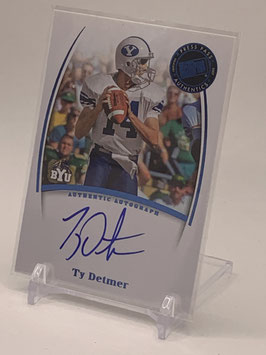 TY Detmer (BYU/ Eagles) 2007 Press Pass Legends Autograph #NNo