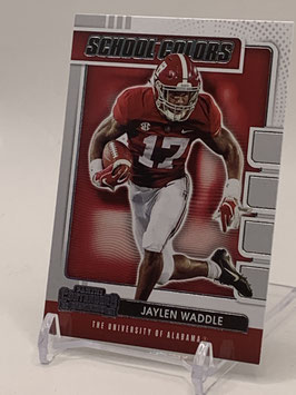 Jaylen Waddle (Alabama/ Dolphins) 2021 Contenders School Colors #9