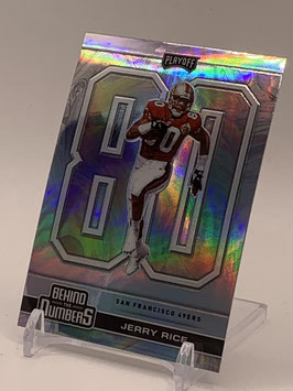 Jerry Rice (49ers) 2020 Playoff Behind the Numbers Prizm #BTN-14