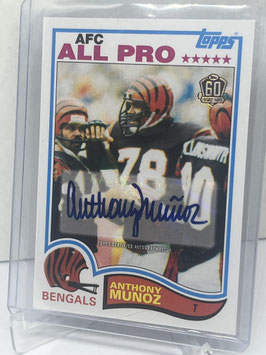 Anthony Munoz (Bengals) 2015 Topps 60th Anniversary Retired Autograph Topps Online Exclusive T60RA-AMU