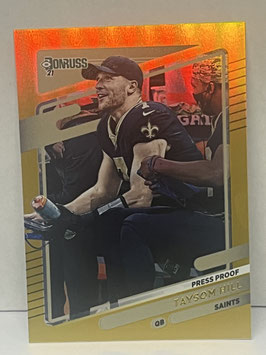 Taysom Hill (Saints) 2021 Donruss Press Proof Premium #95.2
