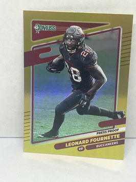 Leonard Fournette (Buccaneers) 2021 Panini Donruss Press Proof Premium #102