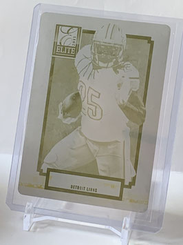 Mikel Leshoure (Lions) 2013 Elite Printing Plate Yellow #36