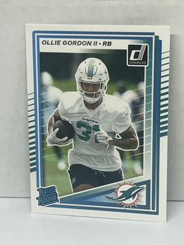Ollie Gordon II (Dolphins) 2025 Donruss Rated Rookie #394