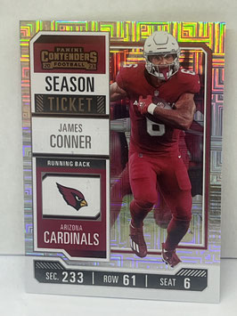 James Conner (Cardinals) 2023 Contenders Hobby #2