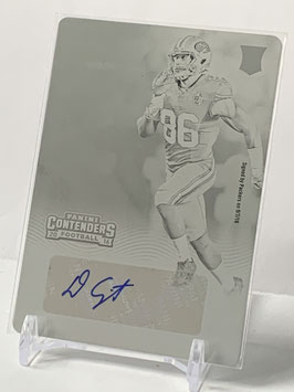 Devon Cajuste (49ers/ Packers) 2016 Contenders Printing Plate Black #164