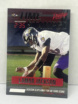 Lamar Jackson (Ravens) 2021 Prestige Time Stamped #TS-LJ