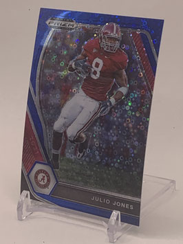 Julio Jones (Alabama/ Falcons) 2021 Prizm Draft Blue Disco Prizm #55