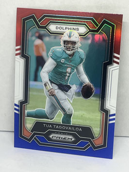 Tua Tagovailoa (Dolphins) 2023 Prizm Red White Blue Pizm #190