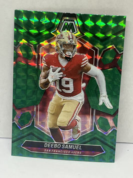 Deebo Samuel (49ers) 2024 Mosaic Green Camo Prizm #192