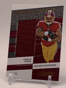 Samaje Perine (Redskins) 2017 Absolute Jerseys #24