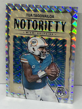 Tua Tagovailoa (Dolphins) 2024 Mosaic Notoriety Silver Mosaic Prizm #6