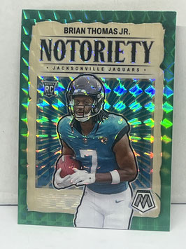 Brian Thomas (Jaguars) 2024 Mosaic Notoriety Green Prizm #25