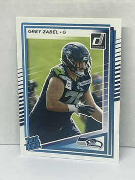 Grey Zabel (Seahawks) 2025 Donruss Rated Rookie #366