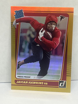Javian Hawkins (Falcons) 2021 Panini Donruss Press Proof Premium #294