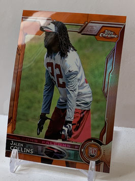 Jalen Collins (Falcons) 2015 Topps Chrome Orange Refractor #162