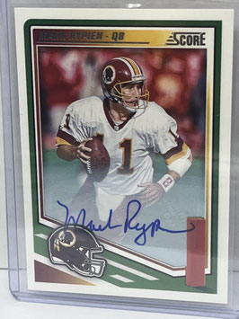 Mark Rypien (Commanders) 2025 Score Autograph #135