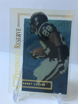 Rodney Culver (Chargers) 1996 Collector's Edge President's Reserve #364