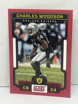 Charles Woodson (Raiders) 2023 Score Red #142