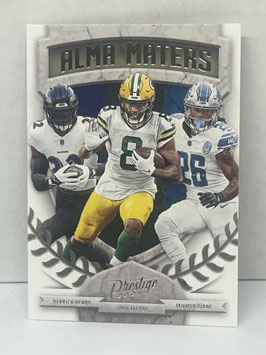 Josh Jacobs/ Henry/ Gibbs (Packers/ Ravens/ Lions) 2024 Prestige Alma Maters #15