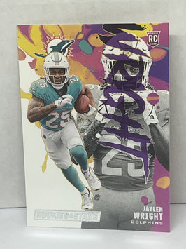 Jaylen Wright (Dolphins) 2024 Rookies & Stars Rookie Exclusive #RE-JWT