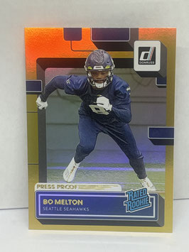 Bo Melton (Seahawks) 2022 Panini Donruss Press Proof Premium #350