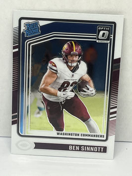 Ben Sinnott (Commanders) 2024 Donruss Optic Rated Rookie #207
