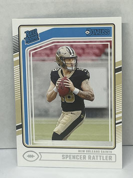 Spencer Rattler (Saints) 2024 Donruss Rated Roolkie #359