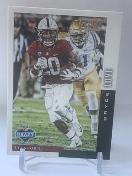 Bryce Love (Stanford/ Redskins) 2019 Score Draft Day #DFT-11