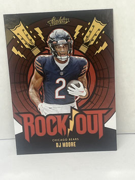 DJ Moore (Bears) 2024 Absolute Rock Out #RO-DME
