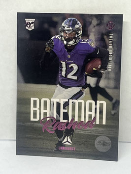 Rashod Bateman (Ravens) 2021 Chronicles Luminance Pink #215