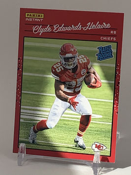 Clyde Edwards-Helaire (Chiefs) 2020 Panini Instant Rated Rookie #RR12