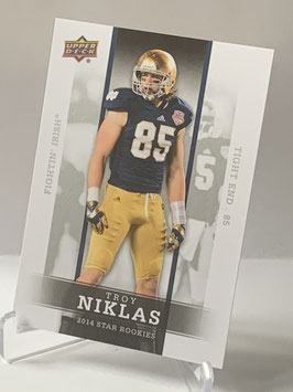 Troy Niklas (Notre Dame/ Cardinals) 2014 Upper Deck Star Rookies #13